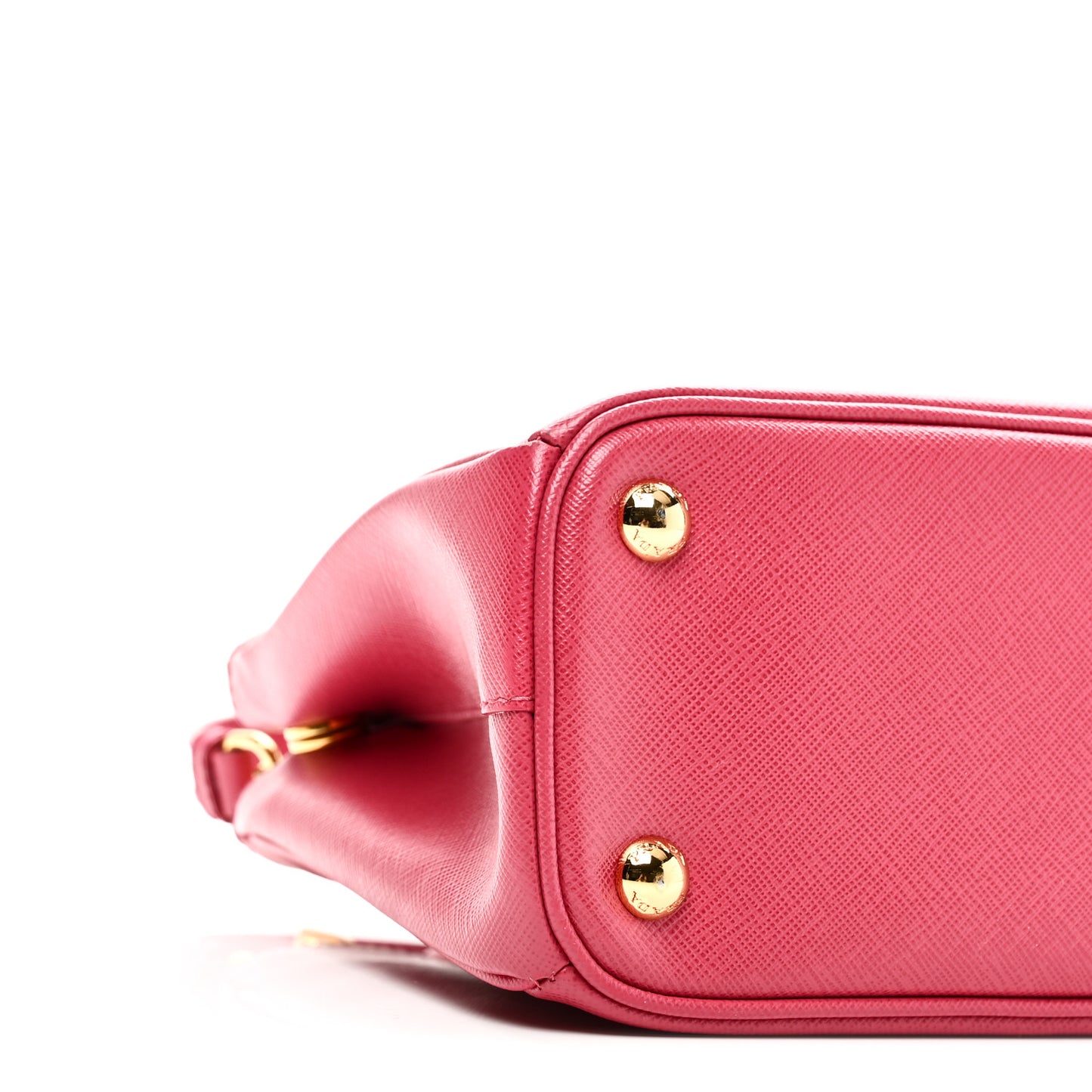Saffiano Mini Galleria Double Zip Tote Peonia