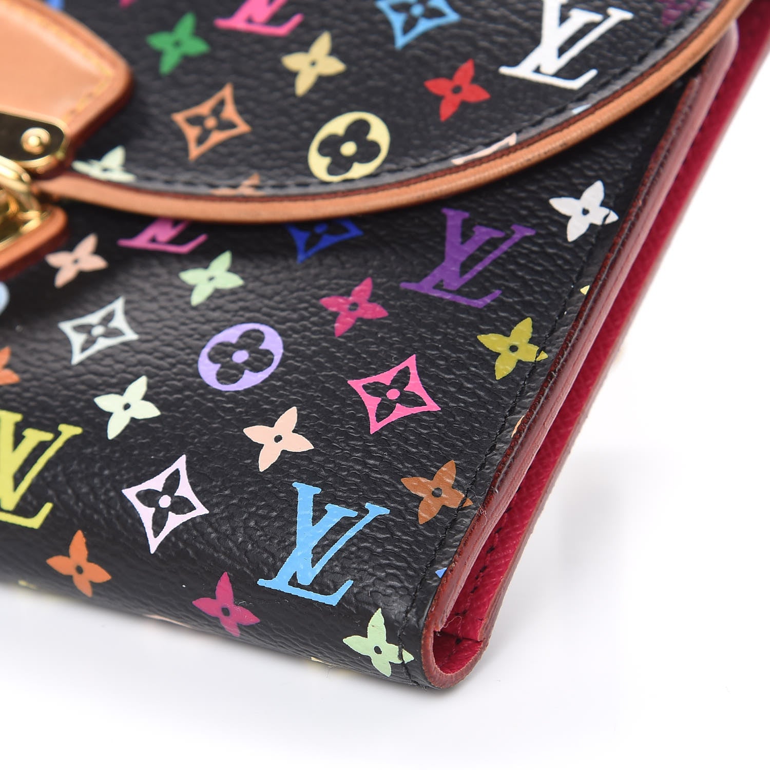 Louis Vuitton Monogram Multicolor Eugenie Wallet Black Grenade 8 of 12