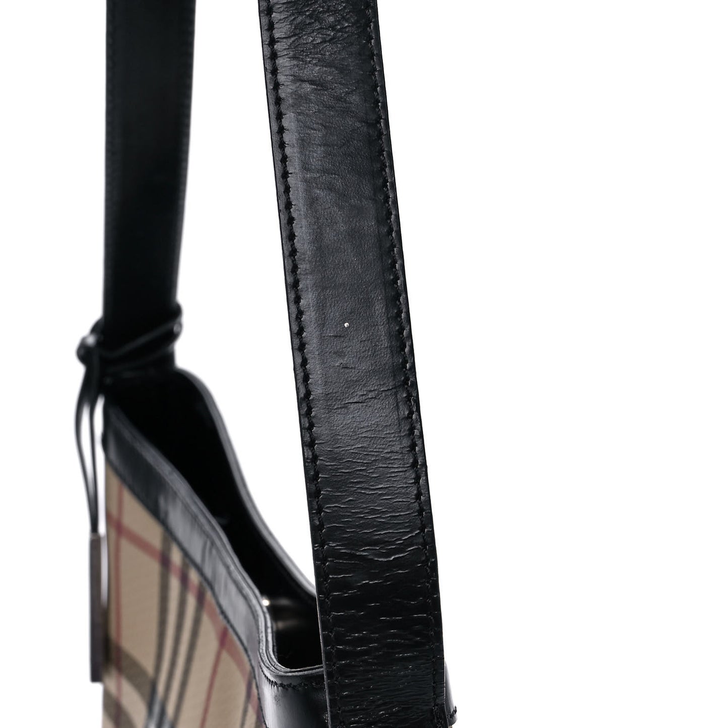 Vintage Check Shoulder Bag Black