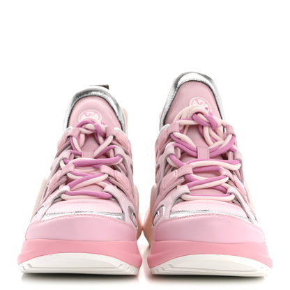 Louis Vuitton Calfskin Technical Nylon LV Archlight Sneaker 37 Rose Clair 3 of 11