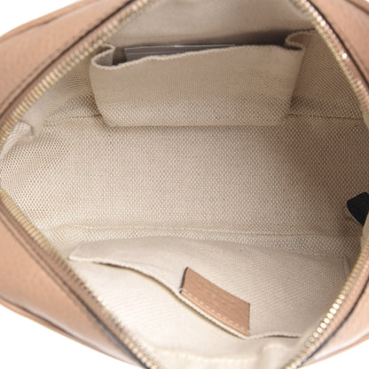 Gucci Pebbled Calfskin Small Soho Disco Bag Camelia 4 of 10