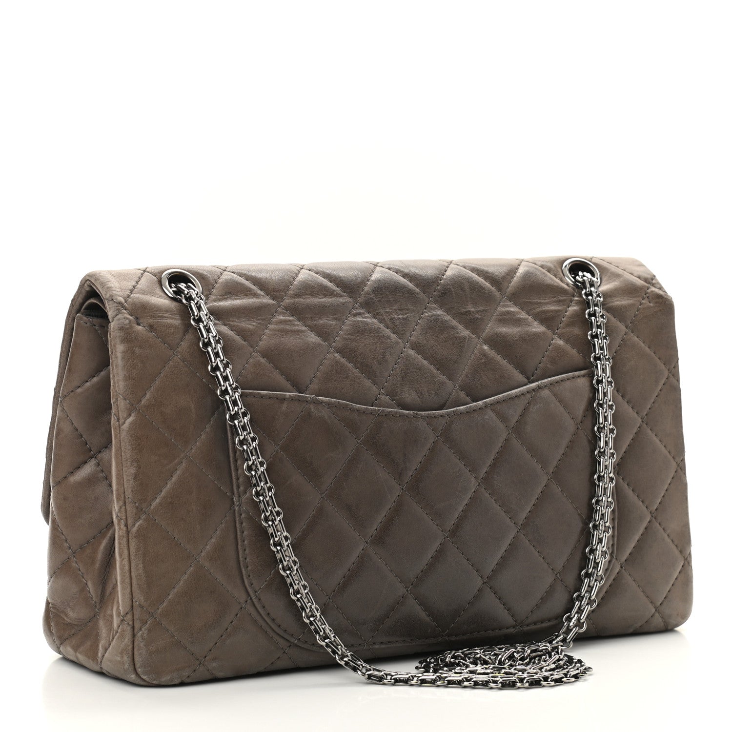 Chanel Lambskin Quilted 2.55 Reissue 227 Flap Brown 3 of 18
