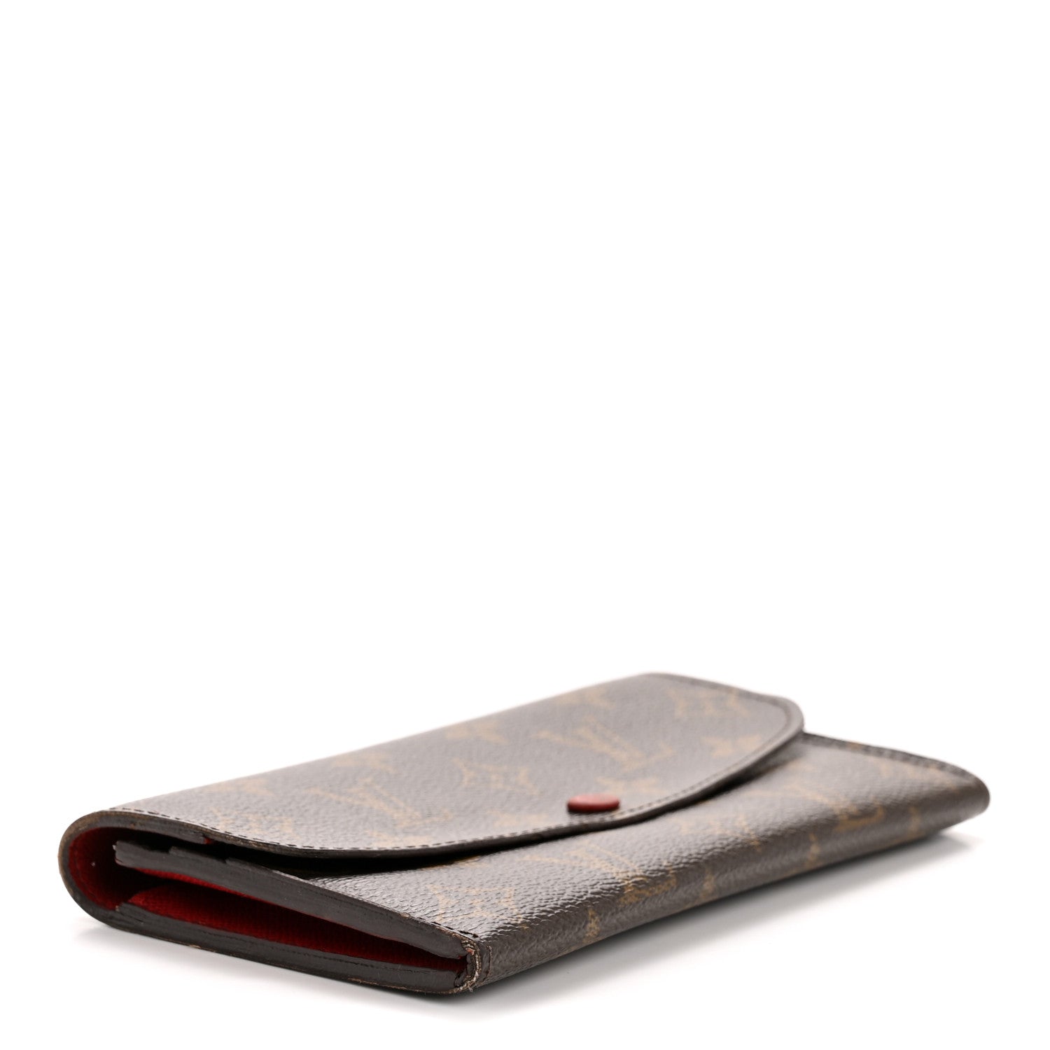 Louis Vuitton Monogram Emilie Wallet Red 4 of 10