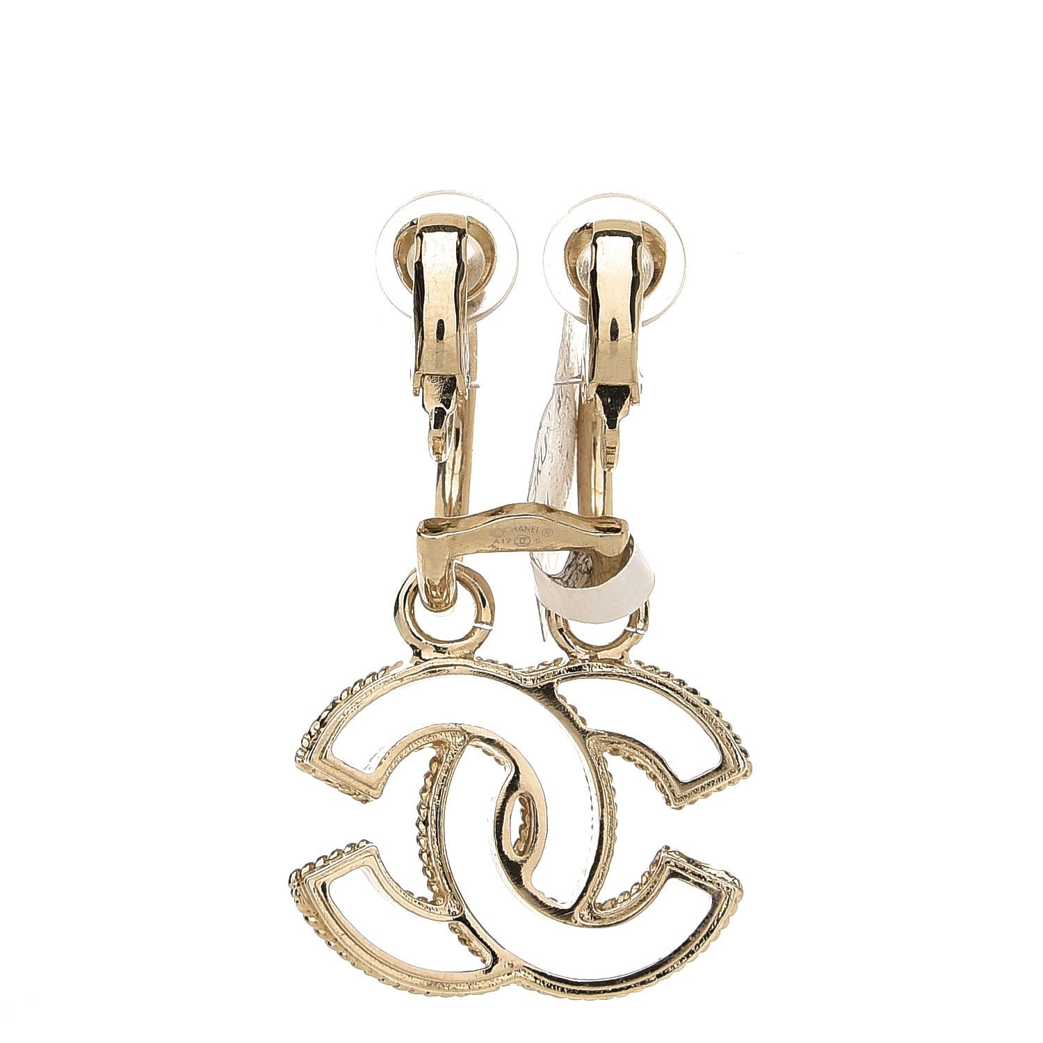 Chanel CC Single Clip On Earring Gold 5 of 8