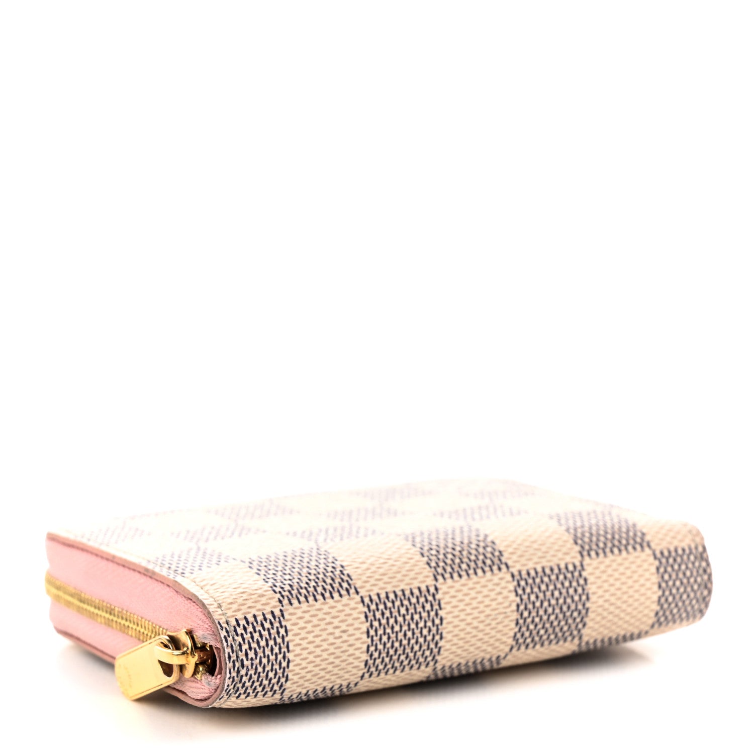 Louis Vuitton Damier Azur Zippy Coin Purse Rose Ballerine 4 of 12
