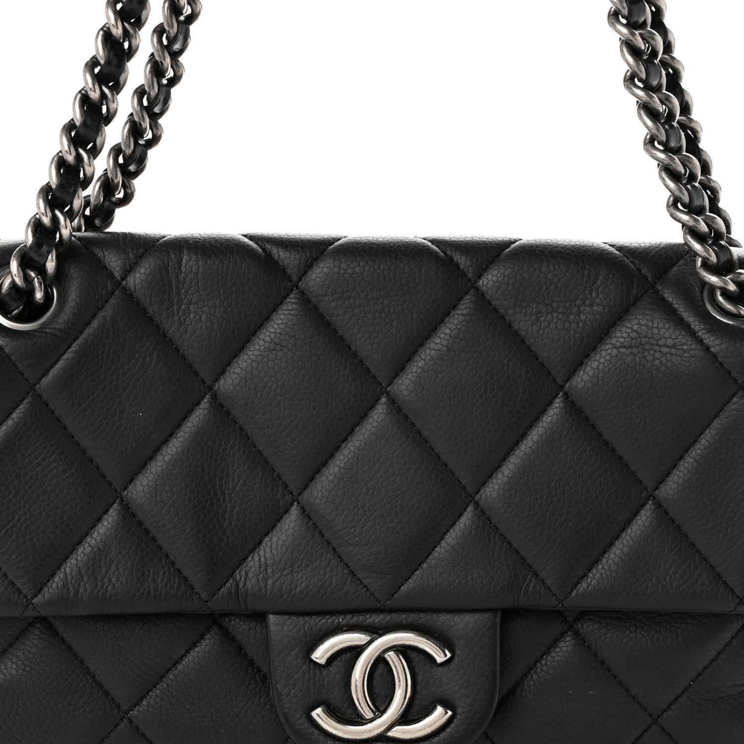 Chanel Caviar Quilted Coco Casual Flap Black 8 of 10