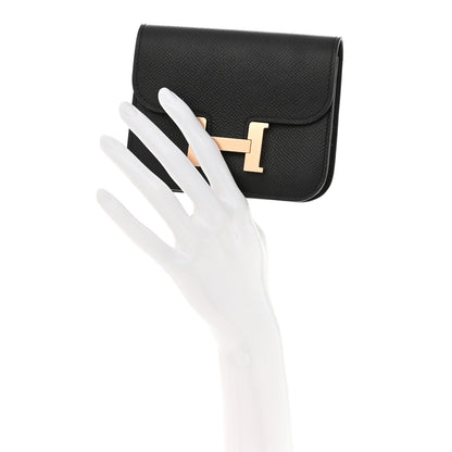 Hermes Epsom Constance Slim Wallet Black 2 of 9
