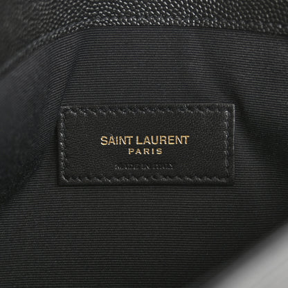 Saint Laurent Grain De Poudre Uptown Pouch Black 6 of 8