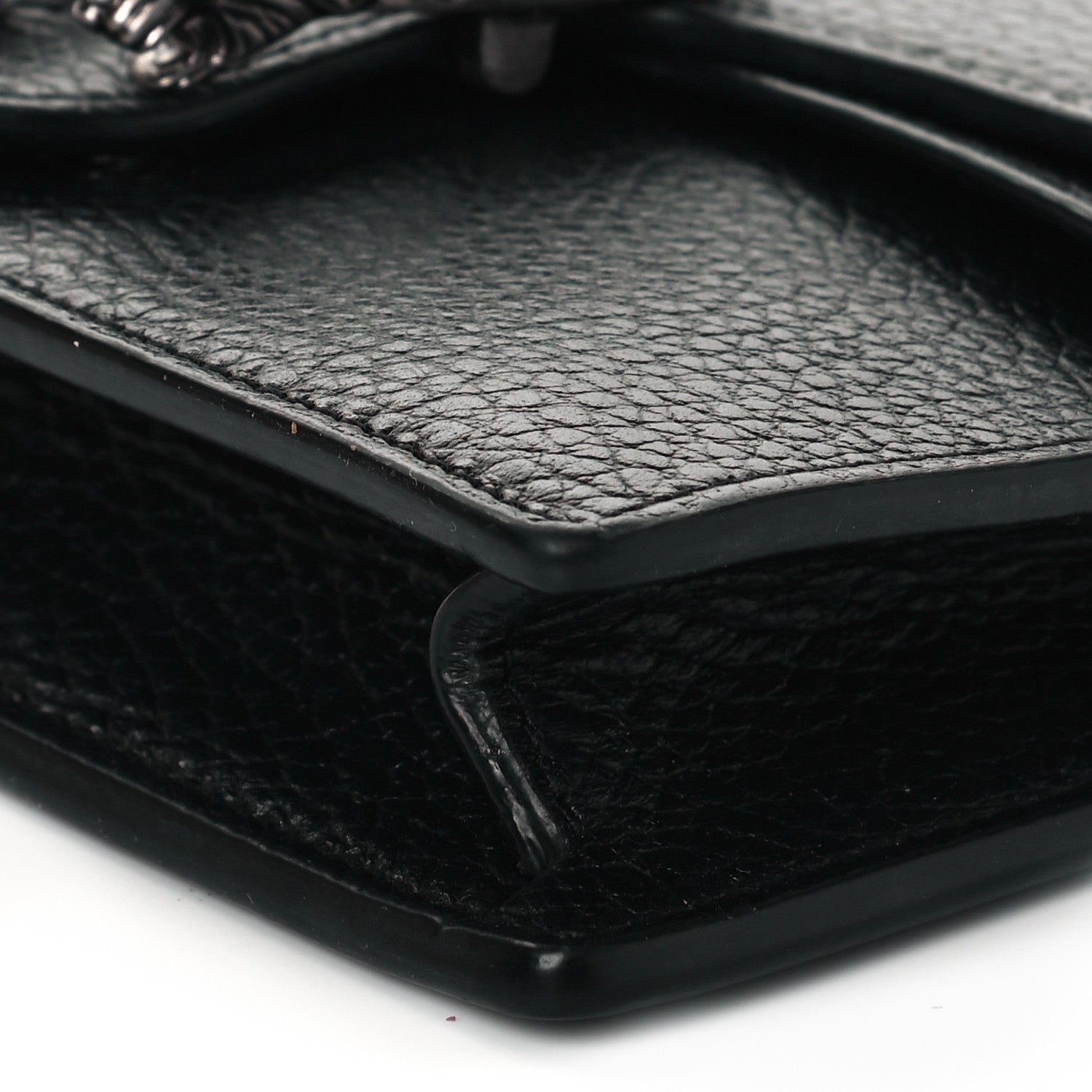 Gucci Calfskin Super Mini Dionysus Shoulder Bag Black 9 of 11