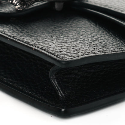 Gucci Calfskin Super Mini Dionysus Shoulder Bag Black 9 of 11