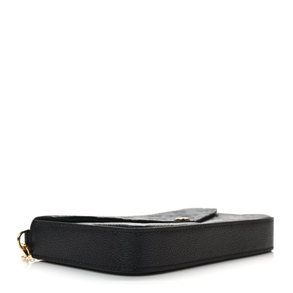 Louis Vuitton Empreinte Pochette Felicie Chain Wallet Black 5 of 10