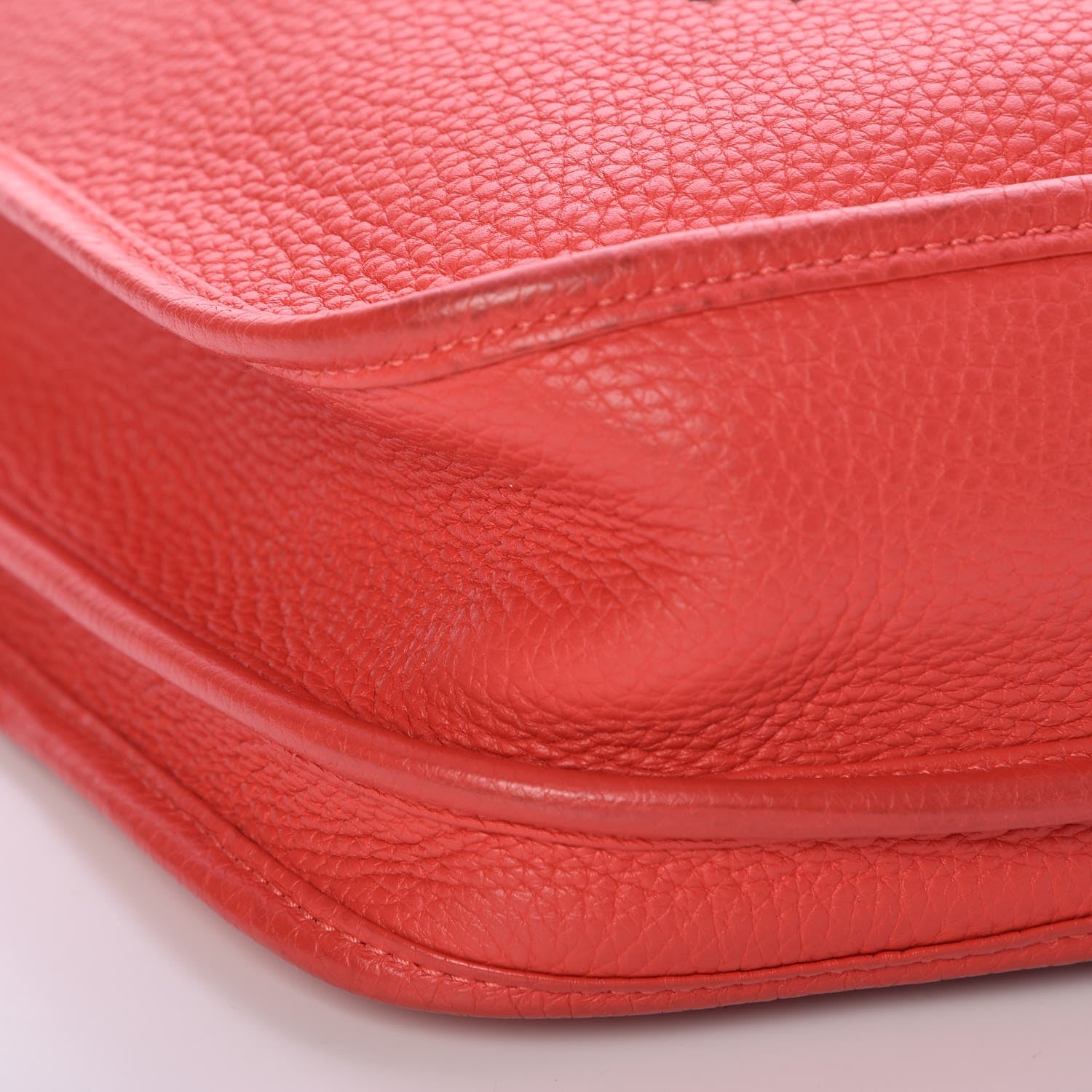 Hermes Taurillon Clemence Evelyne III PM Rouge Pivoine 14 of 16