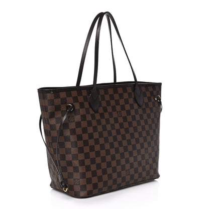 Louis Vuitton Damier Ebene Neo Neverfull MM Rose Ballerine 3 of 14