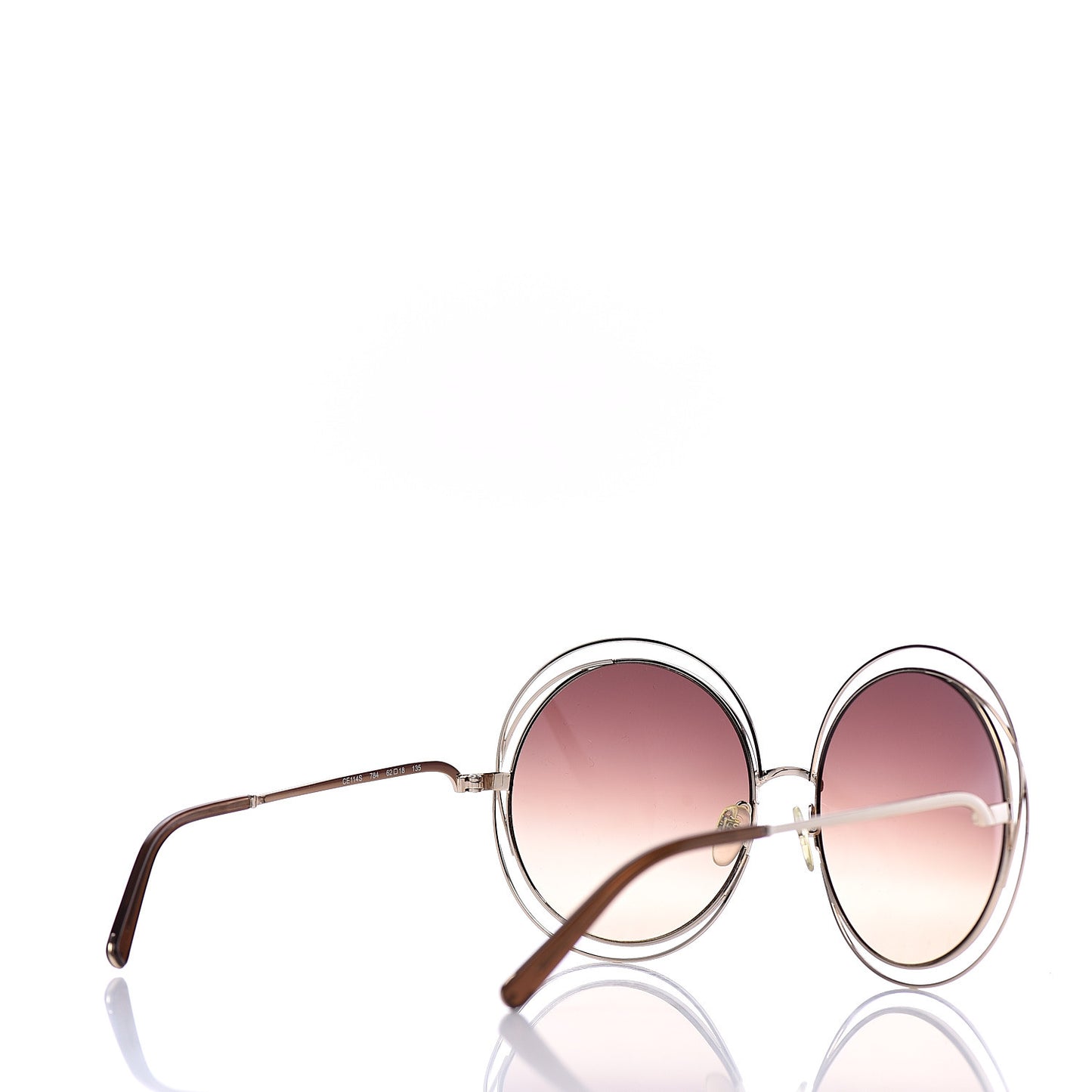 Oversized Round Carlina Oversized Round Sunglasses CE114S Gold