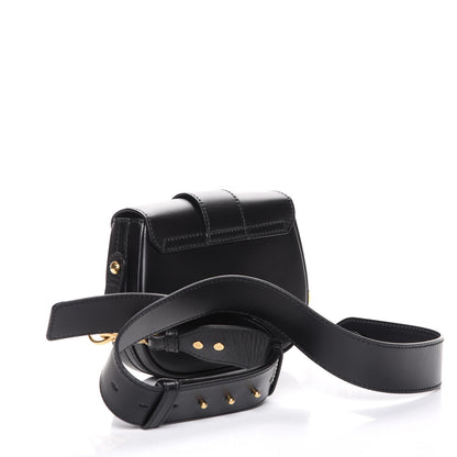 Christian Dior Calfskin D Fence Saddle Bag Black 3 of 7