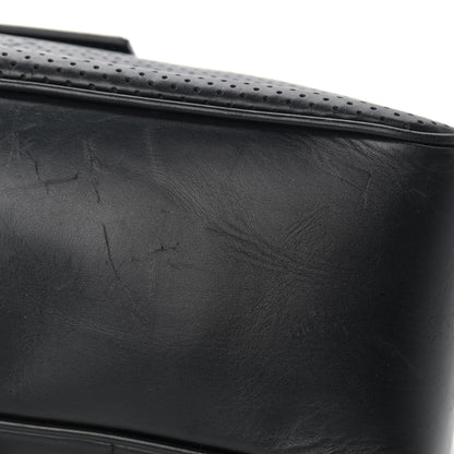 Bottega Veneta Perforated Calfskin Leggero Intrecciato Belt Bag Black 11 of 13