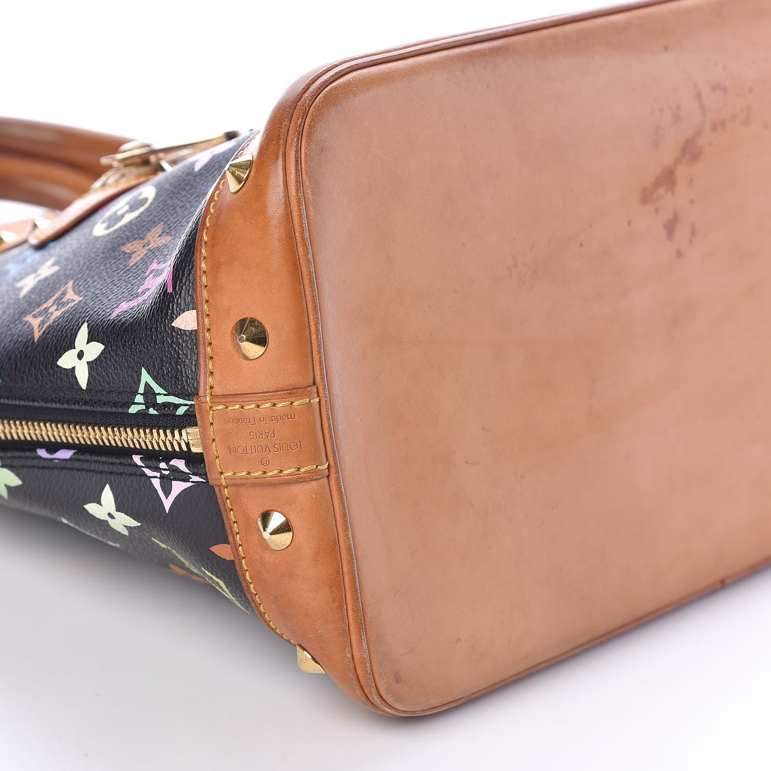 Louis Vuitton Monogram Multicolor Alma Black 10 of 12