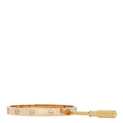 Cartier 18K Yellow Gold LOVE Bracelet 18 3 of 9