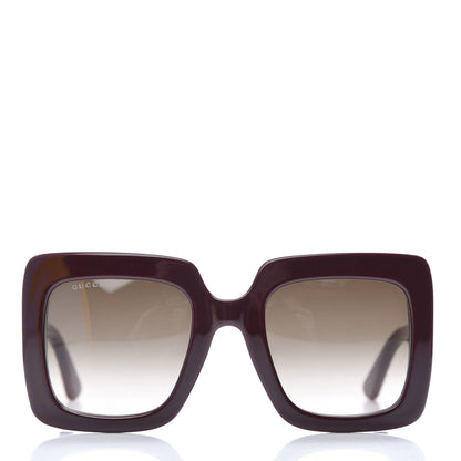 Gucci Acetate Oversize Sunglasses GG0328S Red 2 of 9