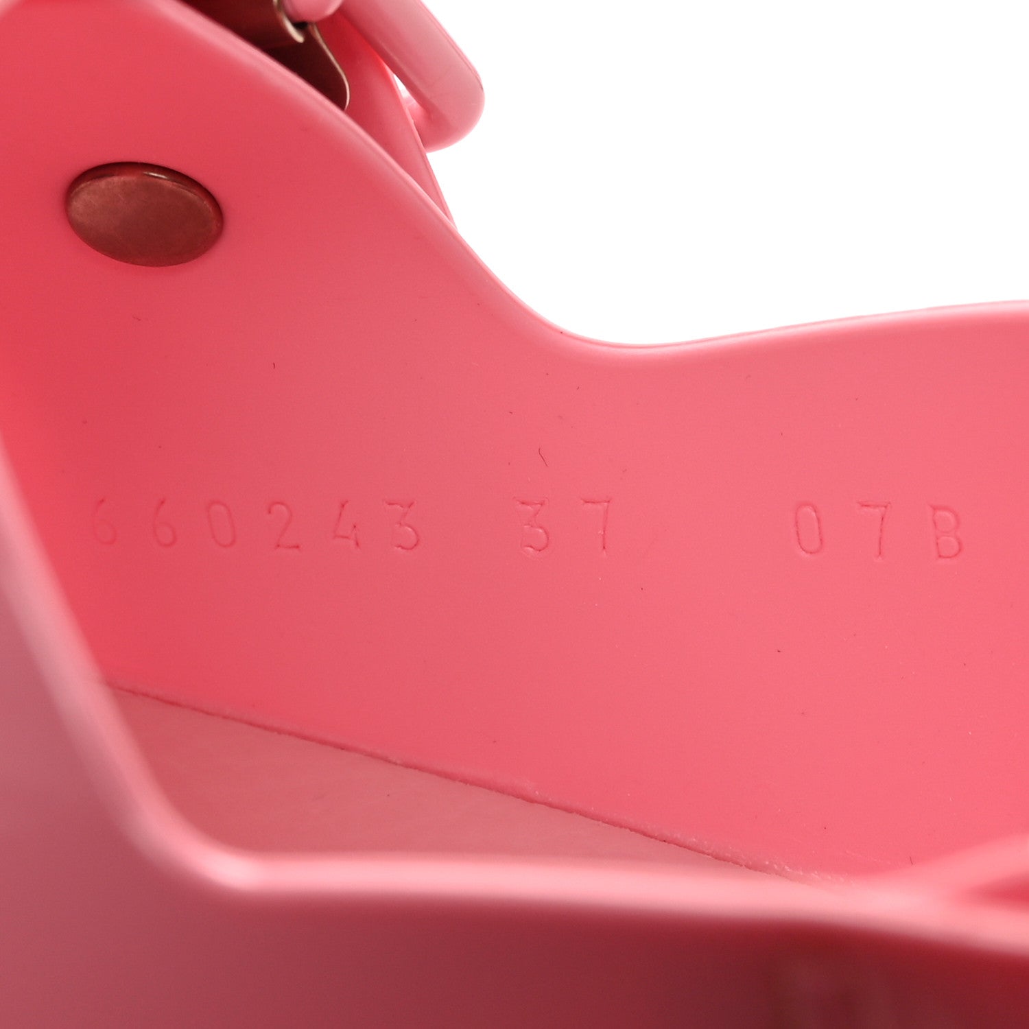 Gucci Rubber Mini Double G Womens Isla Dad Sandals 37 Wild Rose 7 of 11