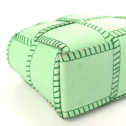 Bottega Veneta Nappa Maxi Intrecciato Overlock Stitched Small Arco Tote Wasabi Parakeet 8 of 11