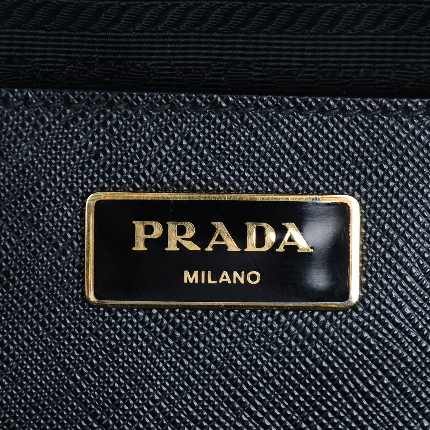 Saffiano Lux Large Promenade Tote Black