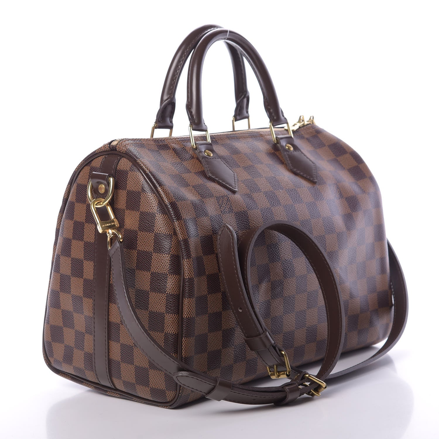 Louis Vuitton Damier Ebene Speedy Bandouliere 30 3 of 10