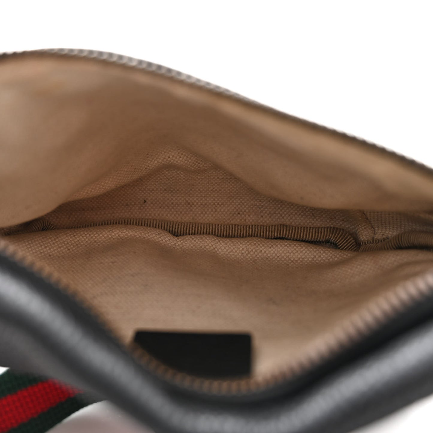 Grained Calfskin Small Logo Belt Bag Black