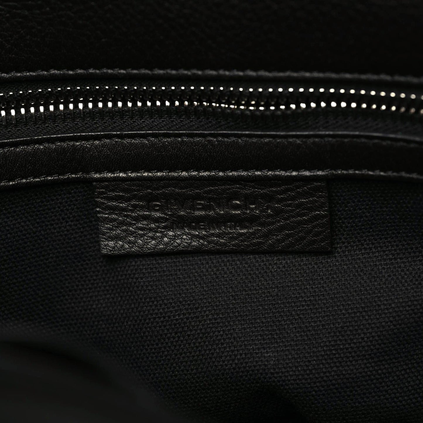Grained Calfskin Medium Pandora Pure Flap Bag Black