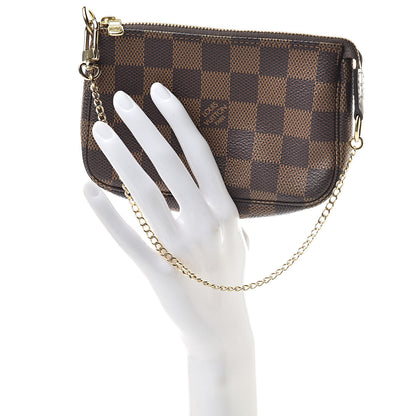 Louis Vuitton Damier Ebene Mini Pochette Accessories 2 of 8