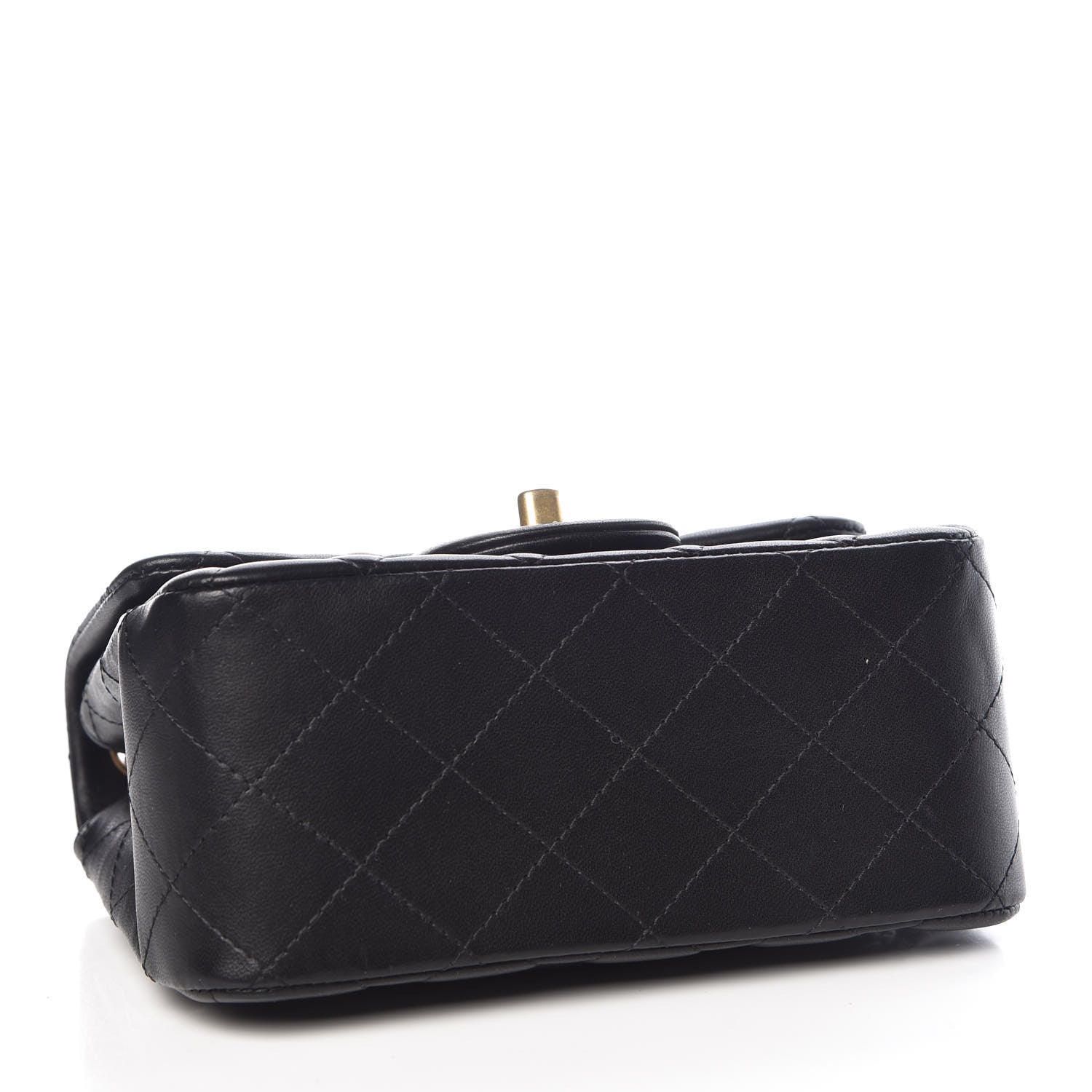 Chanel Lambskin Quilted Mini Square Flap Black 4 of 11