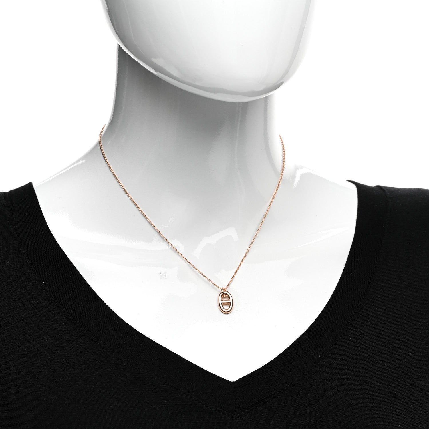 Hermes 18K Rose Gold PM Farandole Pendant Necklace 2 of 5