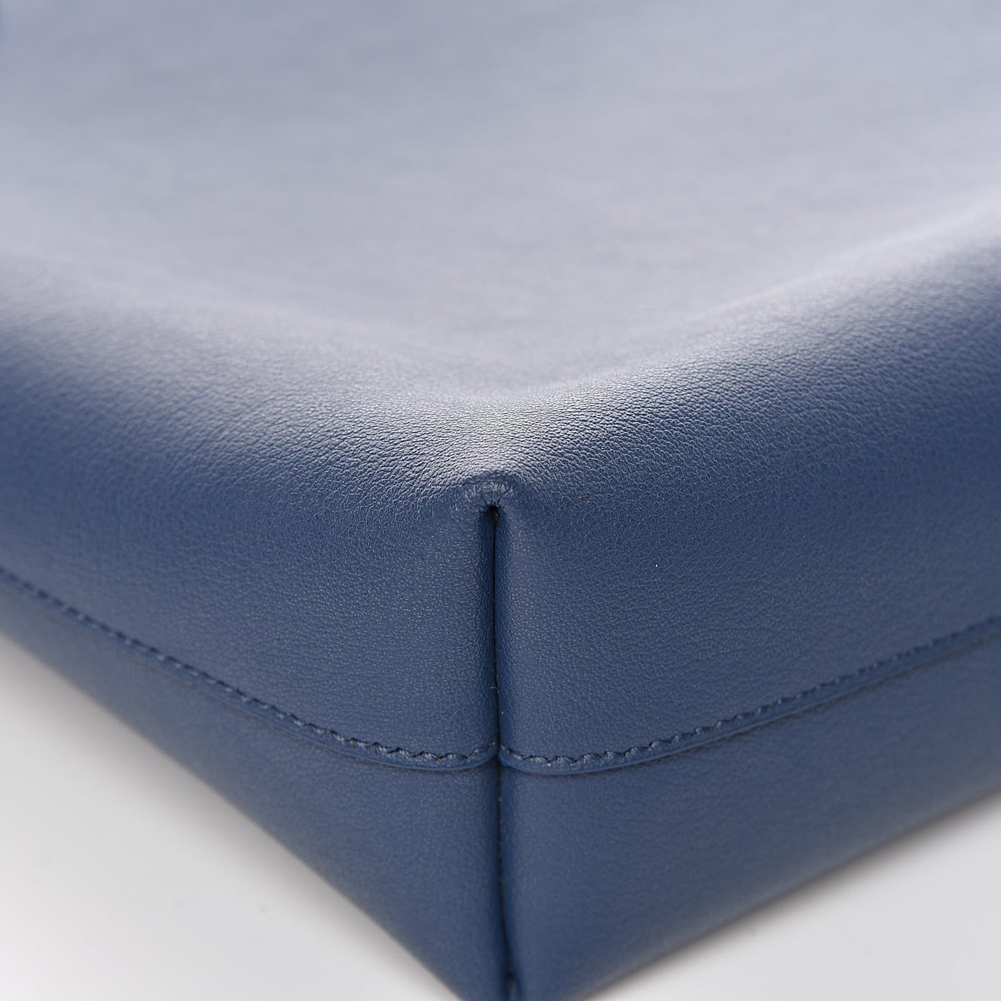 Calfskin Toy Shopping Tote Denim