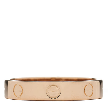 Cartier 18K Pink Gold 3.5mm LOVE Wedding Band Ring 58 8.5 1 of 5