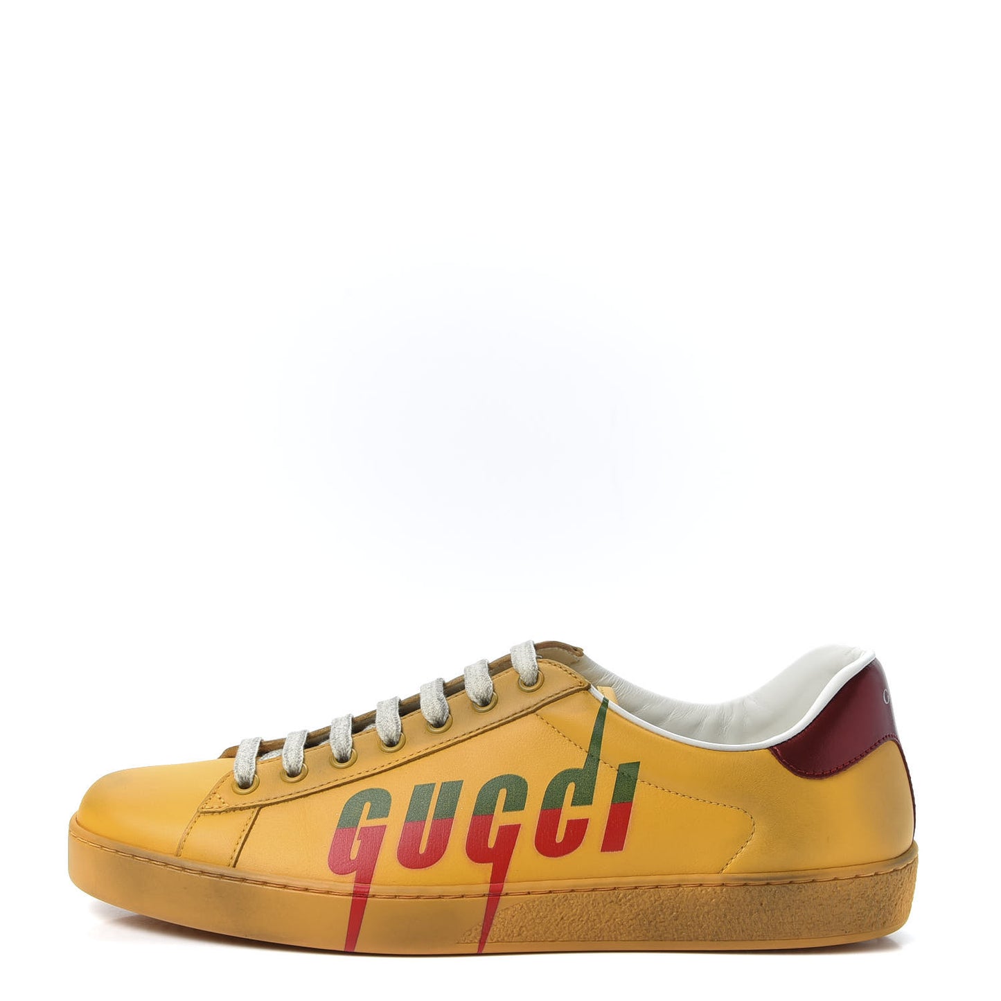 Distressed Calfskin Mens Ace Blade Sneakers 9 Crop
