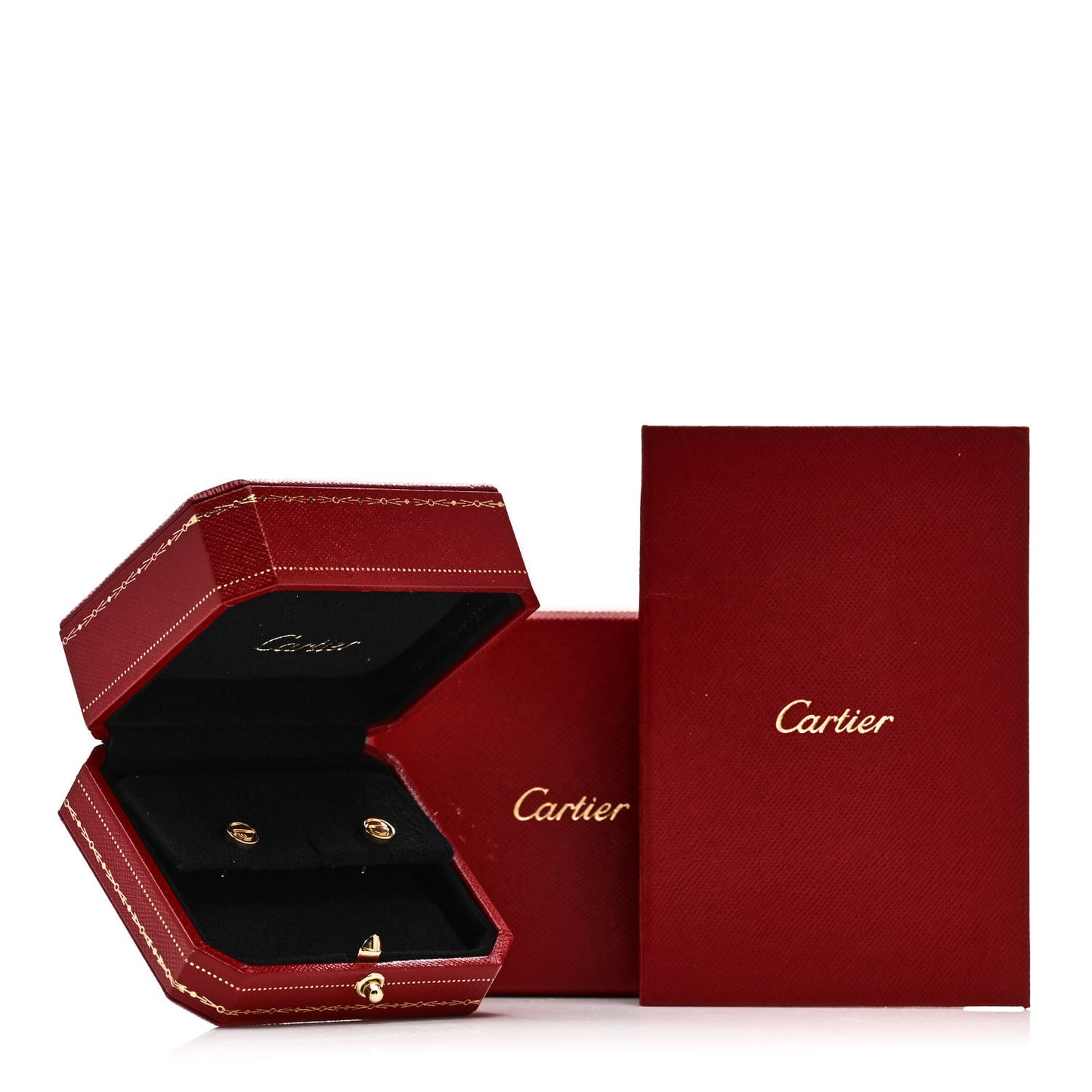 18K Yellow Gold LOVE Earrings