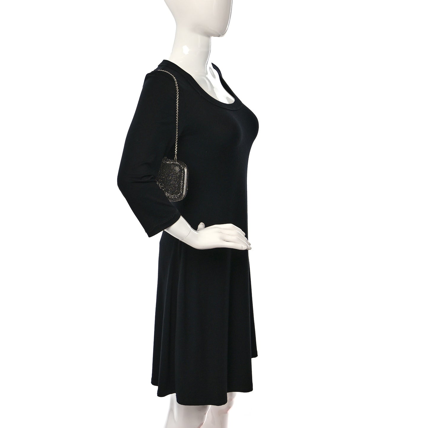 Swarovski Crystal Minaudiere Clutch Blue