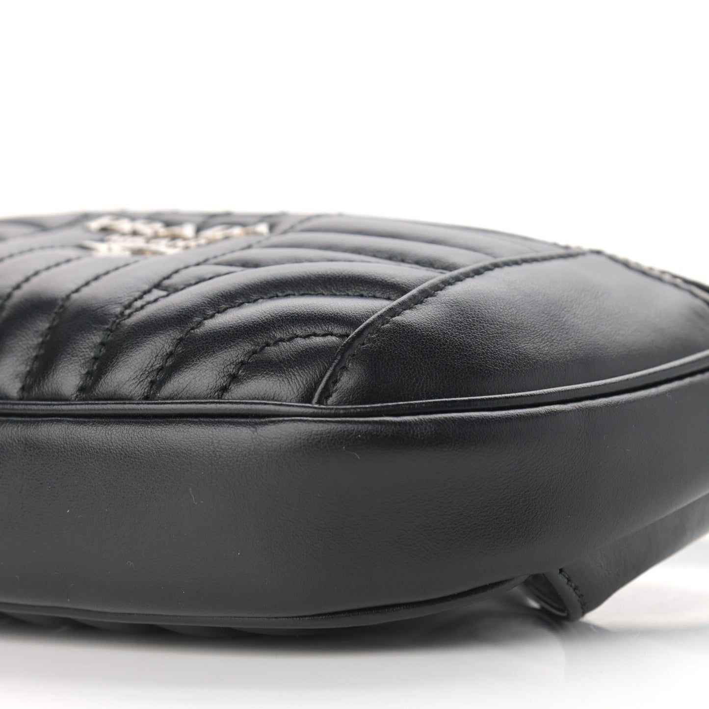 Soft Calfskin Impunture Diagramme Belt Bag Black