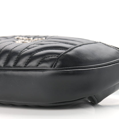 Prada Soft Calfskin Impunture Diagramme Belt Bag Black 9 of 9