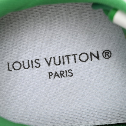 Louis Vuitton Calfskin Charlie Sneaker 37.5 White Green 9 of 10