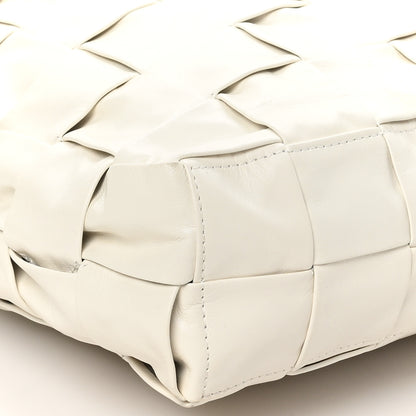 Bottega Veneta Calfskin Maxi Intrecciato Cassette Tote White 9 of 10