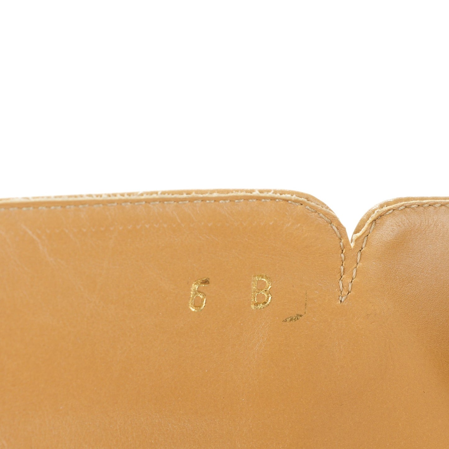 Calfskin Cap Toe Short Boots 36 Tan