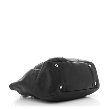 Prada Vitello Daino Tote Black 4 of 10