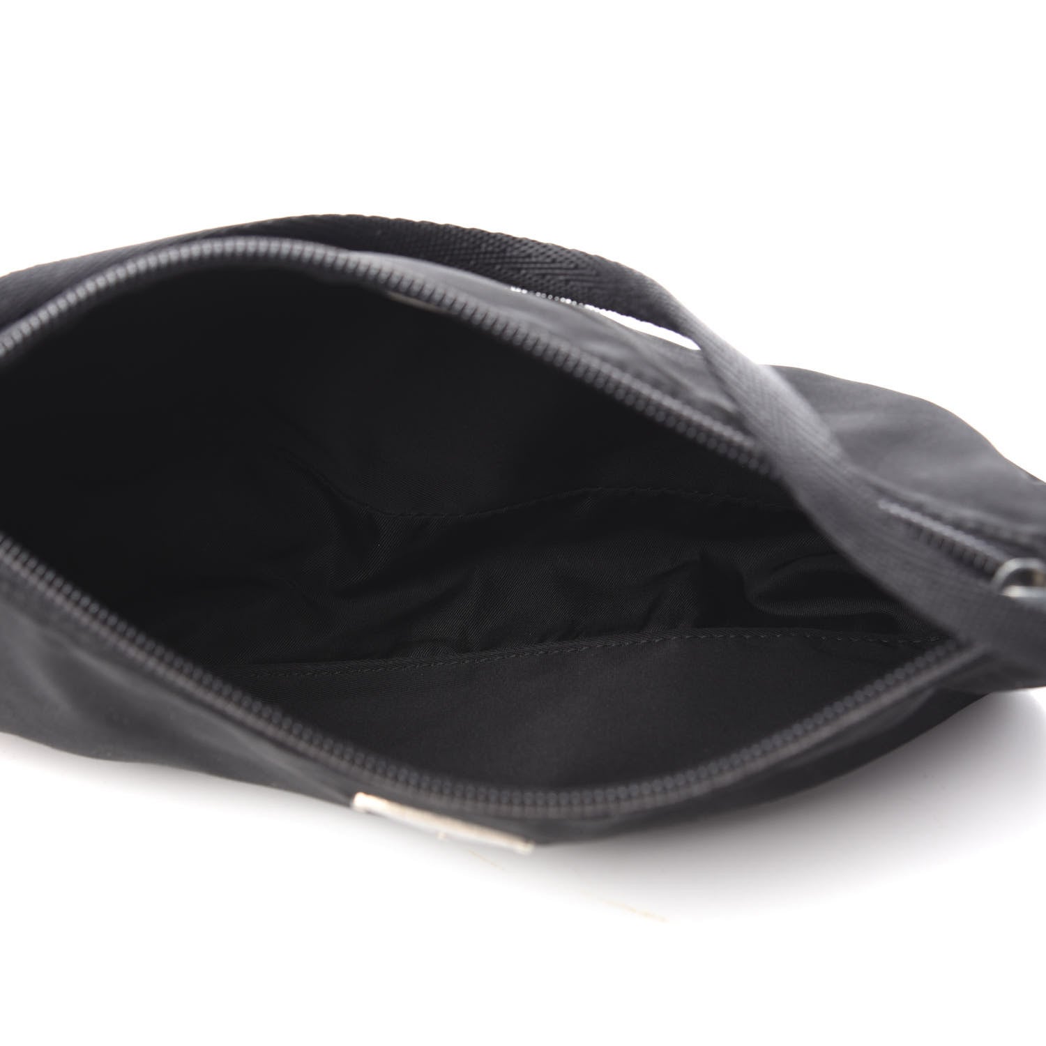 Prada Tessuto Nylon Pochette Bag Black 5 of 10