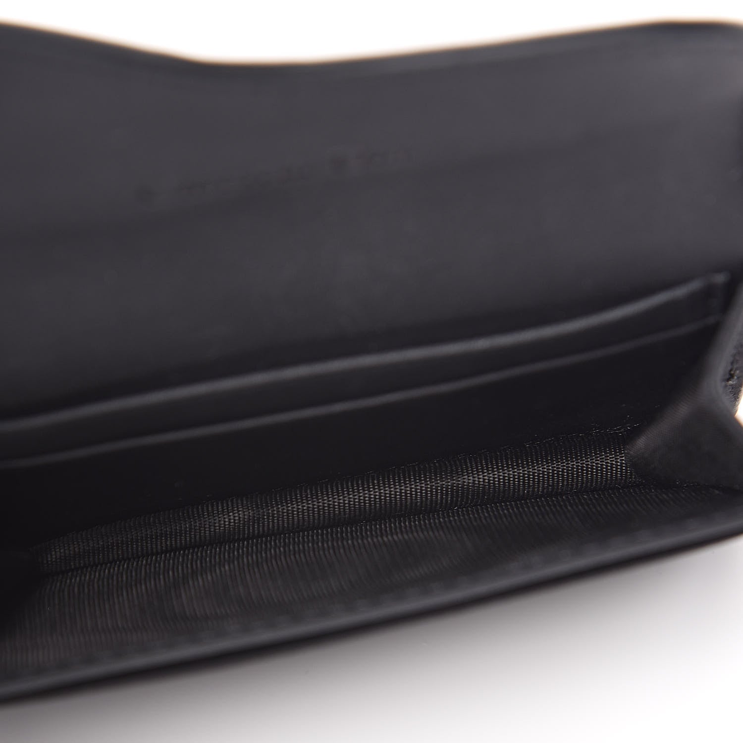Christian Dior Ultra Matte Calfskin Saddle Card Holder Black 5 of 8