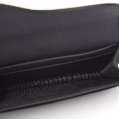 Christian Dior Ultra Matte Calfskin Saddle Card Holder Black 5 of 8
