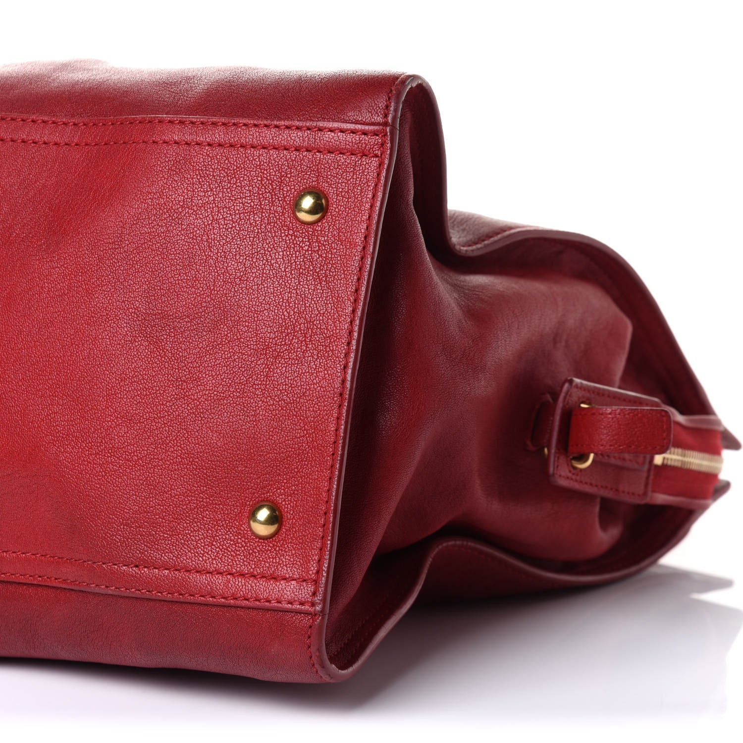 Saint Laurent Sheepskin Large Cabas ChYc Red 9 of 12