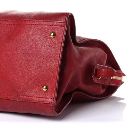 Saint Laurent Sheepskin Large Cabas ChYc Red 9 of 12