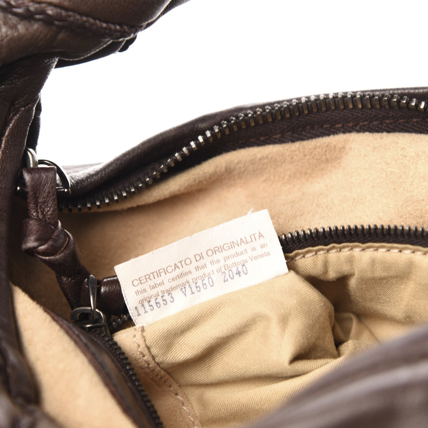 Nappa Quilted Medium Veneta Hobo Ebano