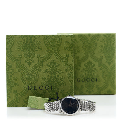 Gucci Stainless Steel 29mm G-Timeless Bee Quartz Watch Black 5 of 5